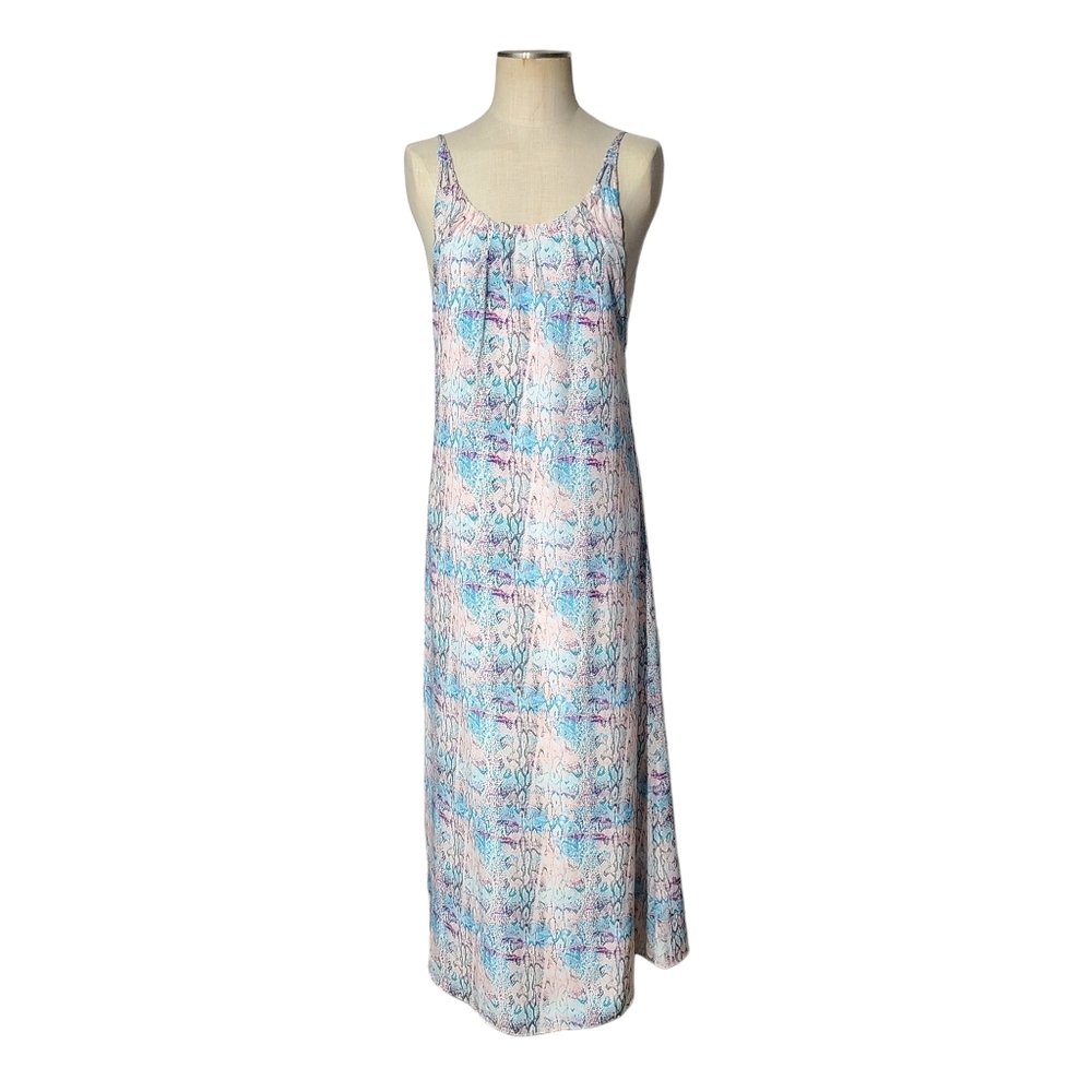 Lovers + Friends Golden Light Maxi Dress Pastel Python